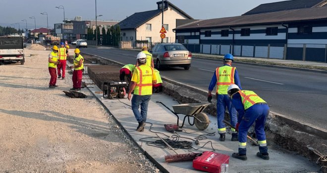 Šteta objavio: Na pruzi do Hrasnice grade se prva dva tramvajska stajališta