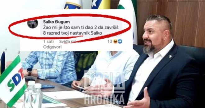 Bh. profesor poručio SDA političaru: 'Žao mi je što sam ti dao 2 da završiš 8. razred',  a onda se Helez nadovezao