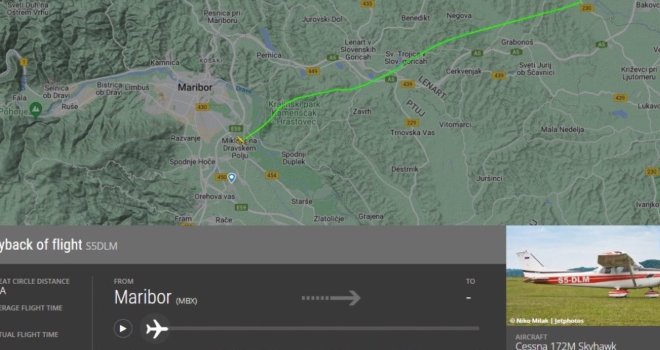 Srušio se avion u Sloveniji, poginule tri osobe