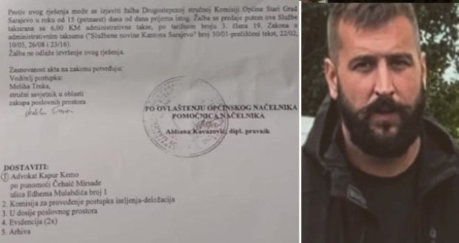 Arman Čehajić nakon demanta Općine Stari Grad: 'Ko obmanjuje javnost?! Evo čije ime piše u potpisu Rješenja...'  