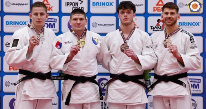 Toni Miletić osvojio zlato na Evropa Openu u Ljubljani: Pet pobjeda u kategoriji do 90 kg