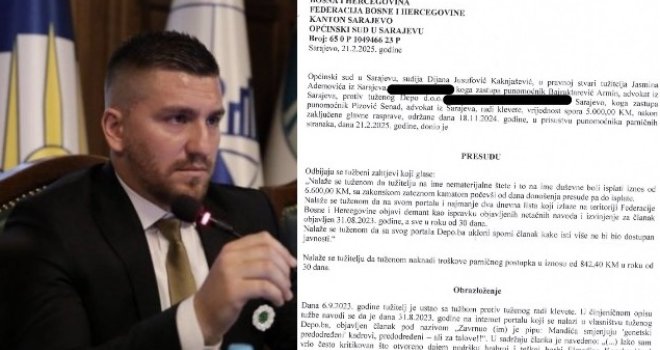 Sud potvrdio da smo bili u pravu: Crni dan za Jasmina Ademovića, izgubio spor i protiv DEPO Portala i protiv Srđana Mandića!