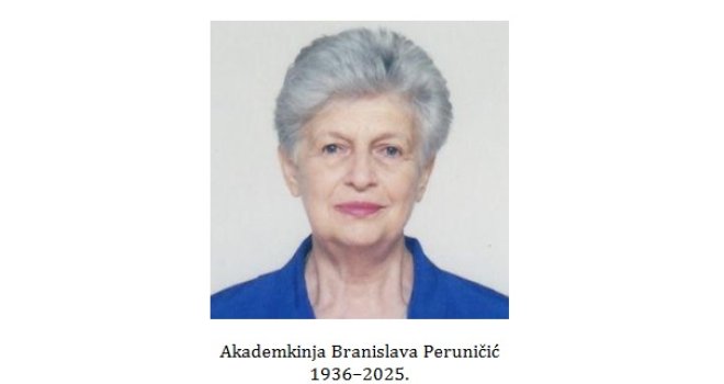 U Sarajevu preminula Branislava Peruničić, istaknuta bh. naučnica impresivne karijere i životne priče