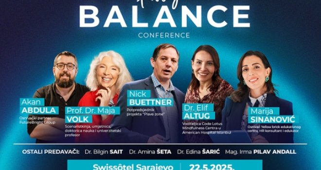 Rezervišite svoje mjesto: Sarajevo domaćin međunarodne konferencije o work-life balansu