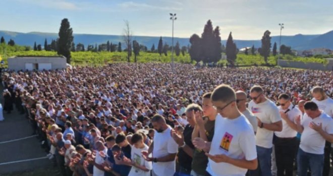 Dan žalosti u Mostaru: Emotivan oproštaj od Almina Crnalića, Enisa Kurtovića i Dalile Žugor