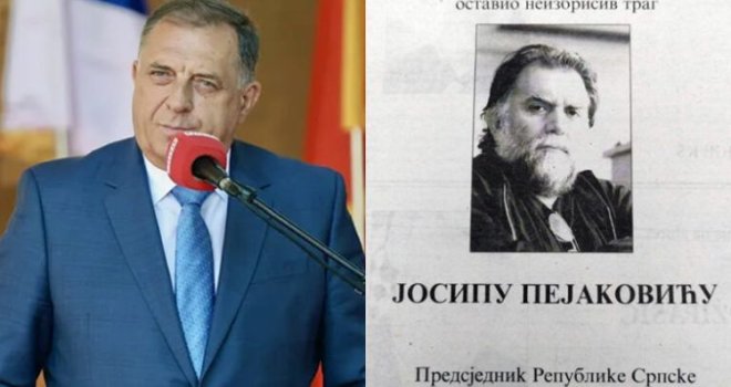 Poštovanje prema prijatelju: Milorad Dodik se čituljom oprostio od Josipa Pejakovića