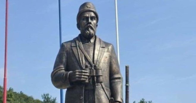 U Crnoj Gori osvanuo spomenik četničkom komandantu iz Drugog svjetskog rata Pavlu Đurišiću