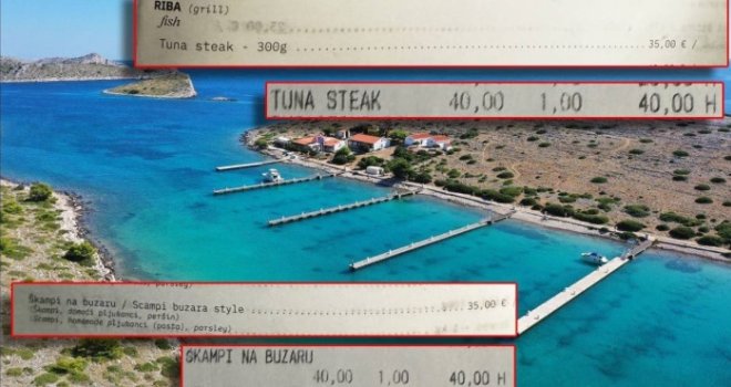 Pogledajte kako varaju na Jadranu: Restoran gostu naplatio daleko više nego je pisalo u jelovniku... Šta kaže vlasnica?