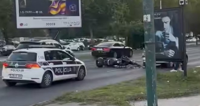 Nesreća u Sarajevu, ponovo učestvovao motocikl: Teško povrijeđena jedna osoba