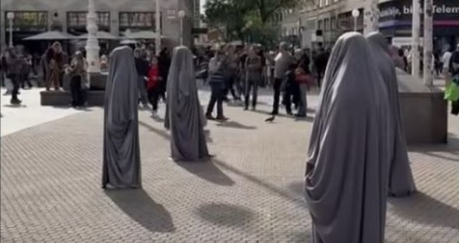 Prizor koji je šokirao Zagrepčane: Žene pokrivene od glave do pete na glavnom Trgu, svi u čudu gledali šta se dešava